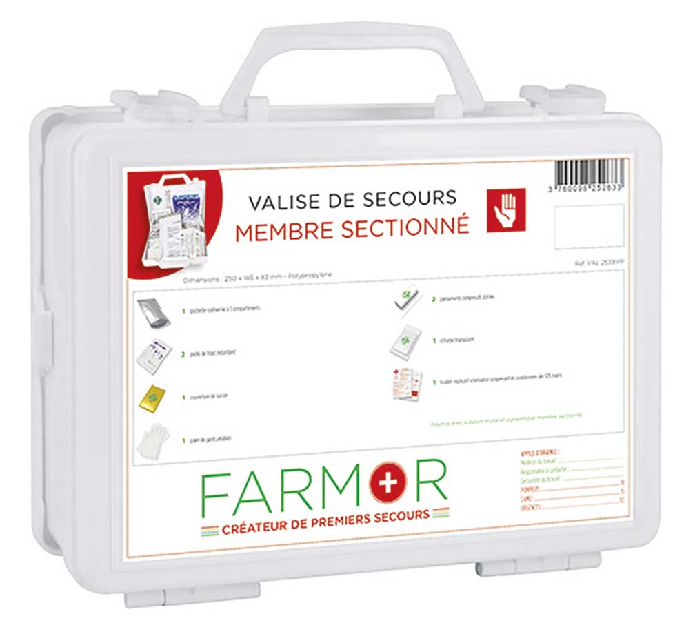 Coffret de secours Membre sectionné - Farmor Farmor