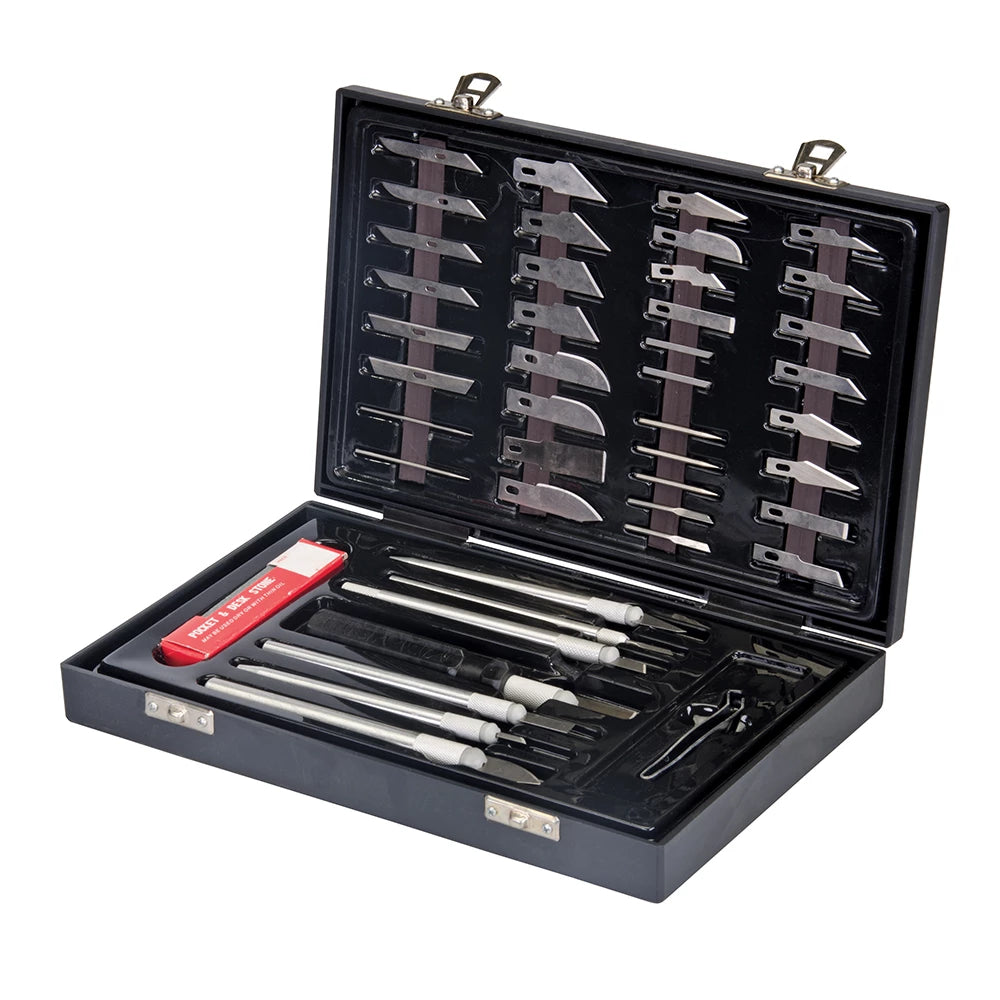 Coffret de scalpels - 51 pièces - Silverline Silverline