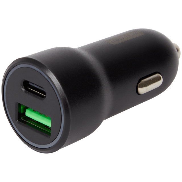 Chargeur de voiture dual USB 3.0 et USB-C