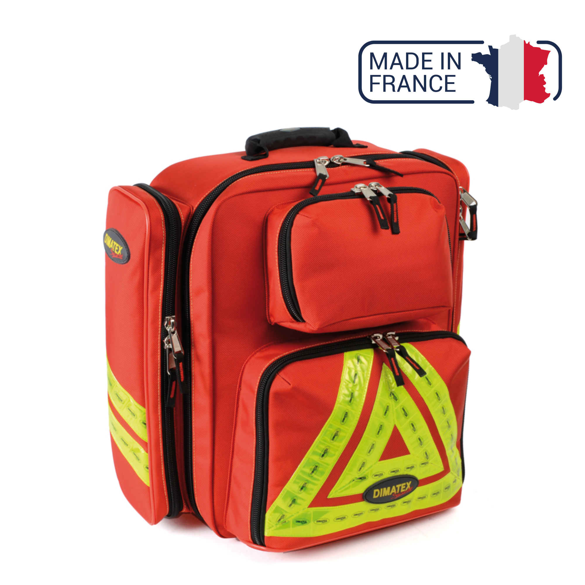 Sac d'intervention 43 litres REFLEX - Rouge ou bleu - DIMATEX