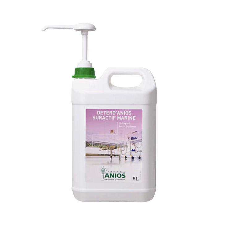 Deterg'anios suractif Marine - Sols et Surfaces - Effet mouillant, dispersant et solubilisant - 5 L - Anios - My Podologie