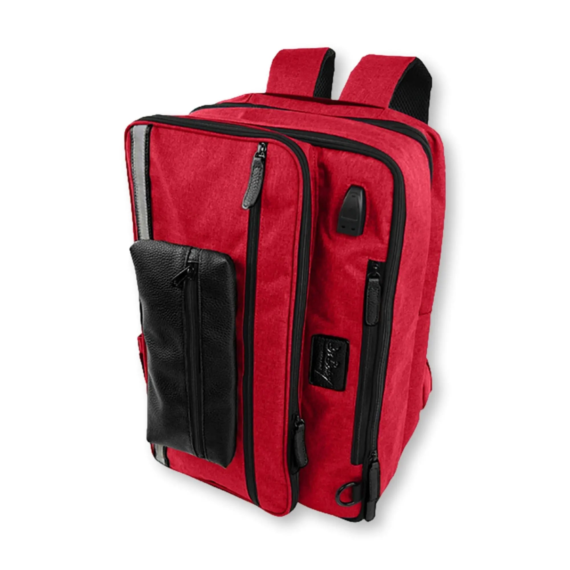 Mochila médica convertible MADRAGUE - Rojo / Negro