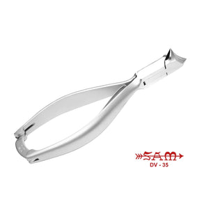 Pince à ongles - Acier inoxydable - Finition satinée - Coupe concave - 14 cm - Sam Sam 