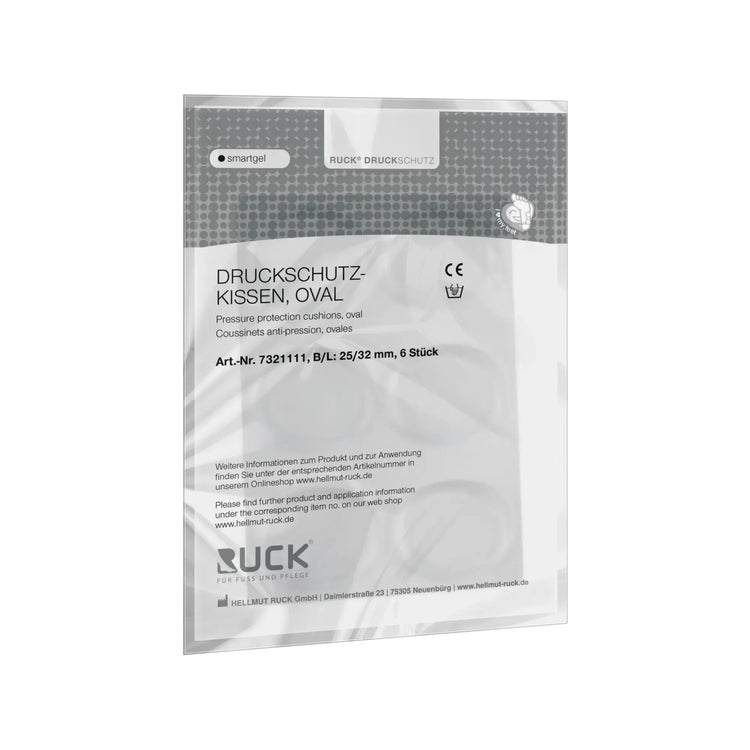 Protection smartgel auto-adhésive - forme ovale - 6 pièces - Ruck Ruck 