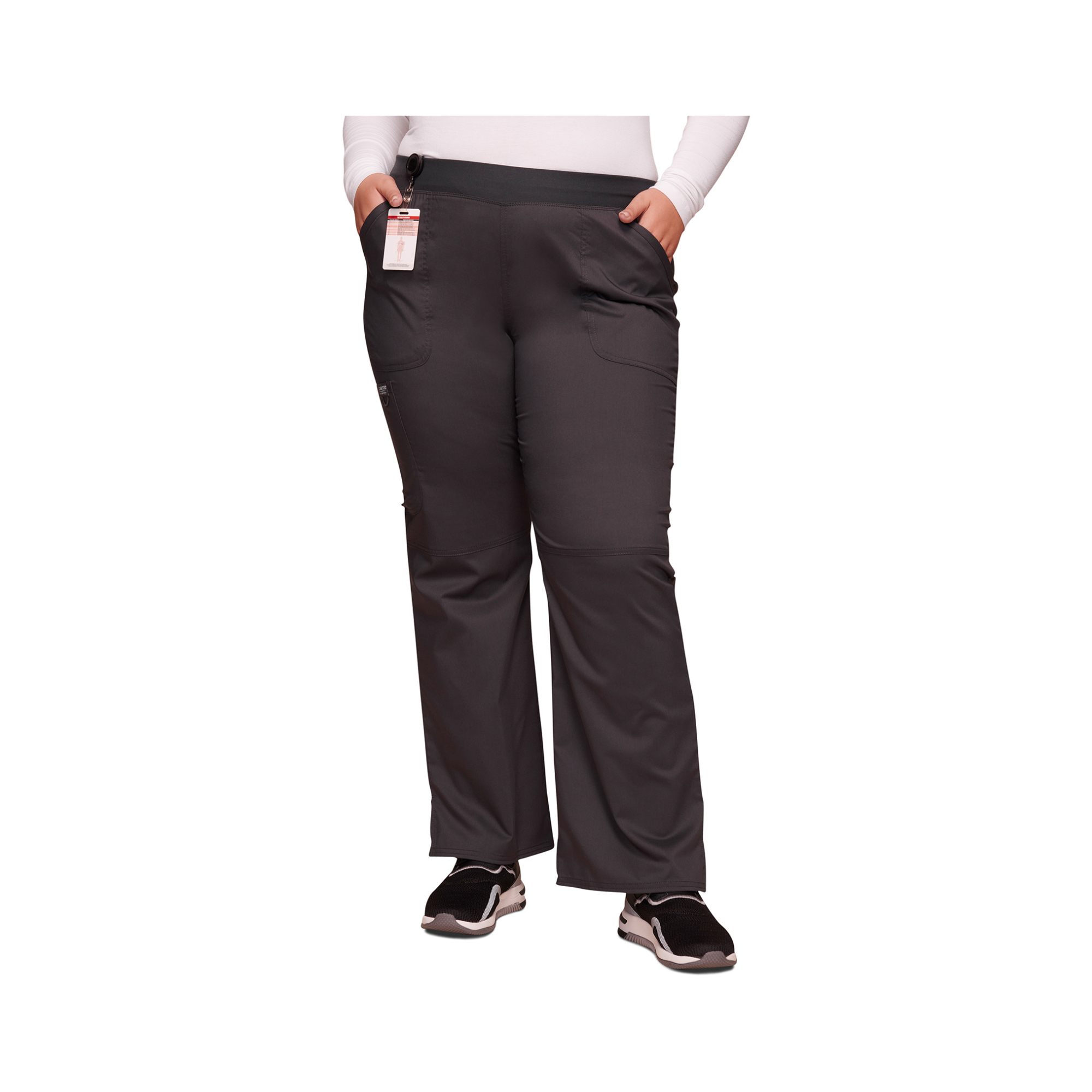 Villeurbanne - Pantalon droit taille mi-haute - Femme - Cherokee Cherokee Authentic Workwear