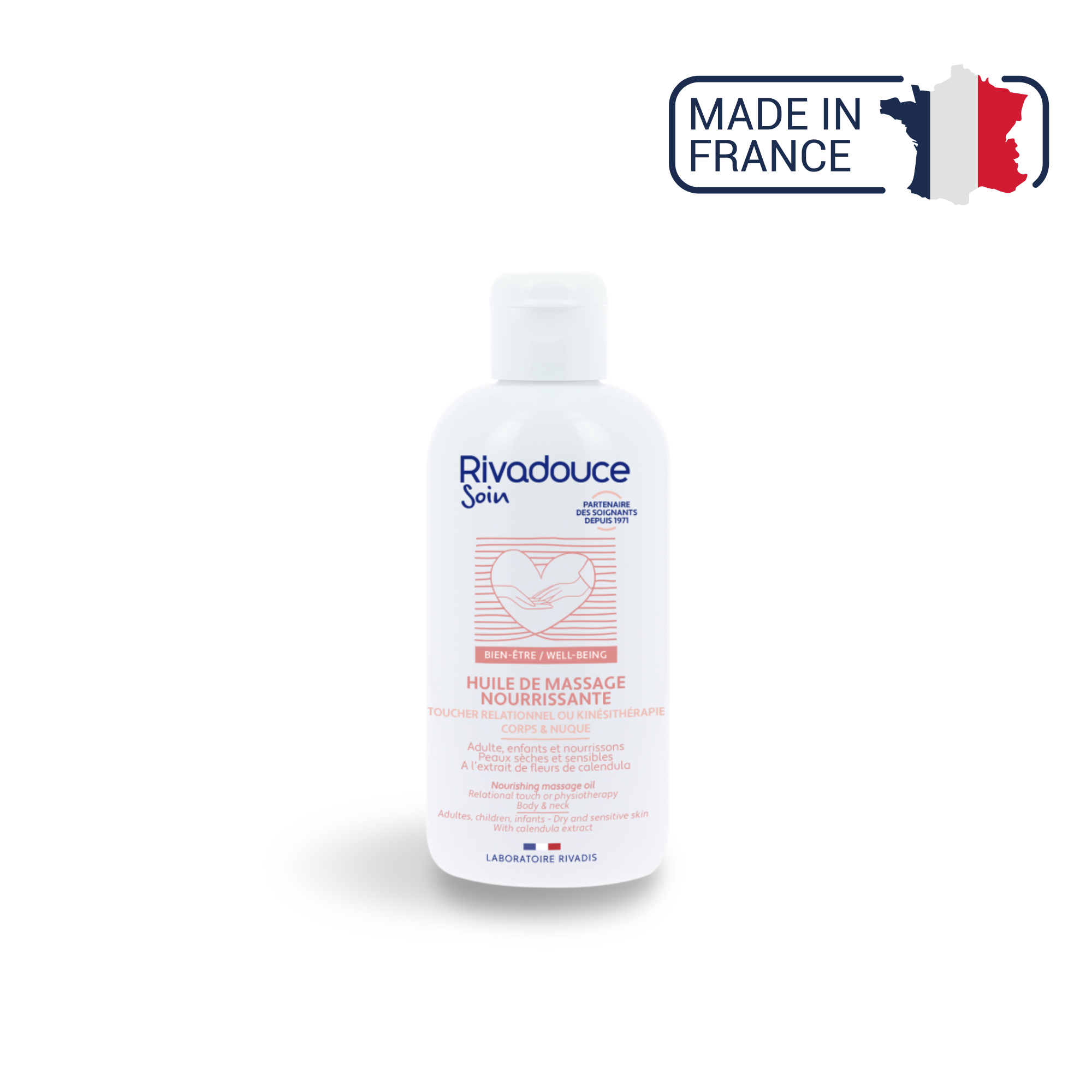 Huile de massage nourrissante - 250ml - Rivadouce Rivadouce